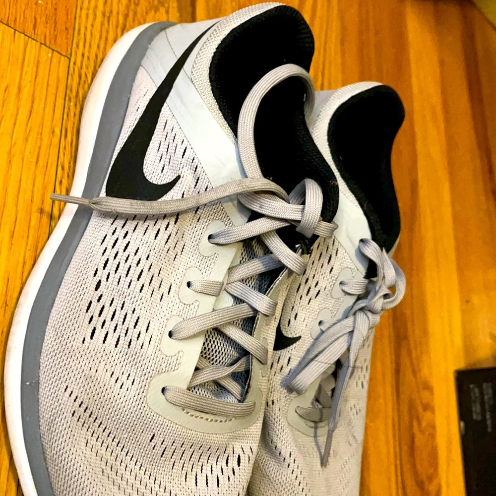 Grey Nike shoes
